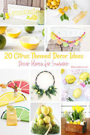 lemon decor ideas lemon diy crafts