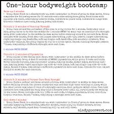 bodyweight boot c workout