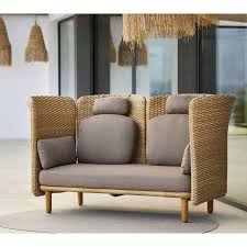 Cane Line Arch 2 Seater Sofa With High