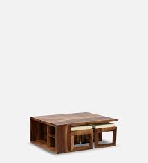 Kelty Solid Wood Coffee Table Set