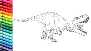 Check spelling or type a new query. How To Draw Dinosaur T Rex From Jurassic World Dinosaurs Color Pages For Children Youtube