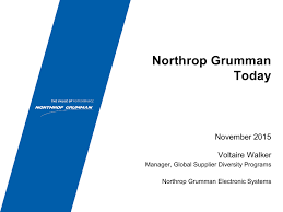 Northrop Grumman Today Presentation