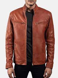 get men s leather cafe racer jackets in