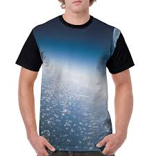 Amazon Com Mans T Shirts Aerial Atmosphere View Of The