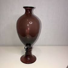 Vintage Amethyst Art Glass Vase In