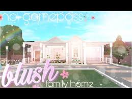 No Gamepass Aesthetic Blush Family Home