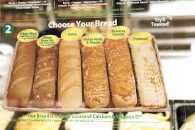 what subway bread is the healthiest