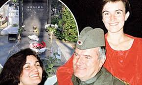 Ratko Mladic visits grave of daughter who killed herself with his pistol |  Daily Mail Online