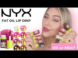 nyx fat oil lip drip swatches review