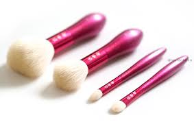 koyomo makeup brushes pink gradation