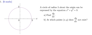 Solved 1 5 Marks A Circle Of Radius