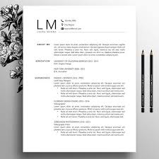Modern Resume Template Cv Template Cover Letter References Ms