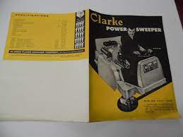 1950s clarke floor machine co power