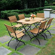 New indoor outdoor garden folding patio table chair set wicker patio furniture patio furniture outdoor out door set factory. Teak Patio Dining Set Vineto Rectangular Teak Folding Table