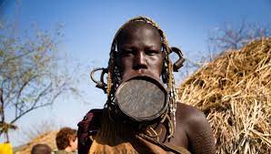the ethiopian tribe where a lip plate