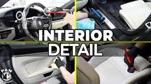 car interior auto detailing asmr