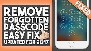 fix forgotten pcode iphone ipad