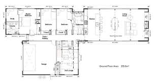 Pod Style Three Bedroom House Plan With
