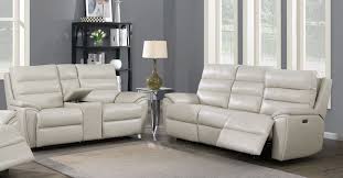 Duval Ivory Leather Sofa
