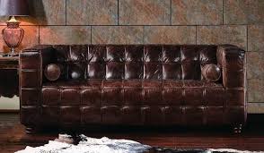 Hanover Vintage Leather 3 Seater Sofa