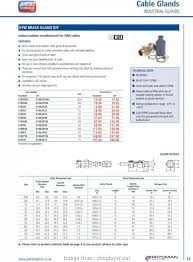 Electrical Cable Gland Size Chart Pdf Top And Outdoor Cable