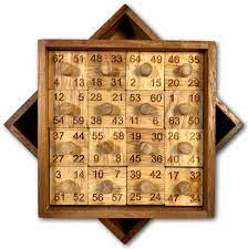 Amazon.com: Creative Crafthouse Most Perfect Magic Square 64 Puzzle - Math  and Numbers Puzzle - Wooden Brain Teaser for Adults : Toys & Games