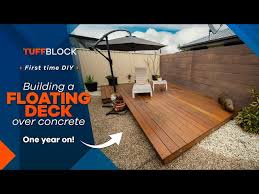 Building A Floating Deck Over Concrete