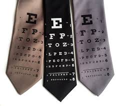 Eye Chart Tie Optician Gift Snellen Eye Chart Necktie Ophthalmologist Gift Gift For Eye Doctor Optometrist Gift Eye Surgeon Gift