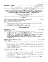 College Student Sample Resume Examples Entry Level Jobs For College