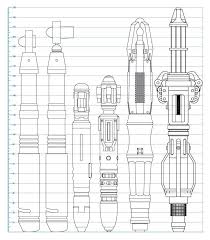 Sonic Screwdriver Size Comparison Chart Doctor Who Art