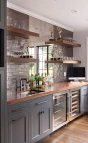Custom Home Bar Idea Kitchen Interior