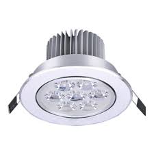 1pc 7w 7leds Easy Install Recessed Led