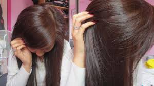 Brown and black hair are made from dense amounts of eumelanin inside the hair. How To Dye Black Hair To Brown Without Bleaching Very Light Ash Blonde Emily Youtube