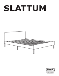 Ikea Slattum Upholstered Bed Frame