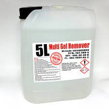 multi gel remover liquid form