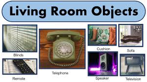 list of living room objects name