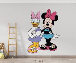 Minnie Mouse Wall Decal Cartoon Wall