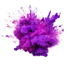 Purple holi paint color powder Illustration AI Generative 25403323 PNG