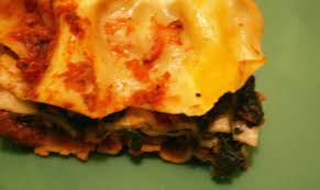 meat lasagna with spinach kosher in