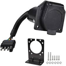 Check spelling or type a new query. Buy Yonhan 4 Way Flat Truck To 7 Way Blade Trailer Light Adapter Reverse Plug Connector With Mounting Bracket For Towing Solutions Online In Indonesia B07ws94q3k