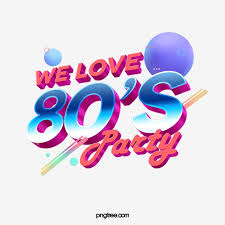 Fashion Stereo Retro Effect 80s Party Theme Art Word Text