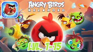 Angry Birds Reloaded Lvl. 1-15 - iOS (Apple Arcade) Walkthrough Gameplay -  YouTube