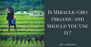 Is Miracle Gro Organic