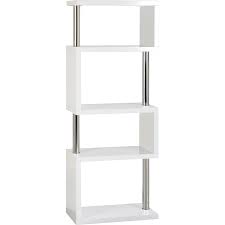 What to do with a white bookcase? Seconique Charisma 5 Shelf Bookcase Unit In White Gloss Furniture123