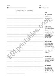 essay format for writing a descriptive essay esl worksheet by aall essay format for writing a descriptive essay