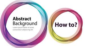 how to make circle round abstract
