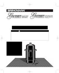 brinkmann smoker 810 7080 k user manual