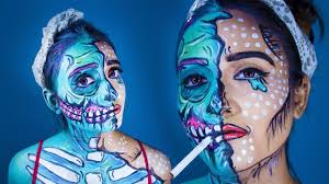 zombie body paint i makeup tutorial