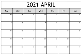 If you like this collection then please share it with your family, friends, and. April 2021 Calendar Printable Template In Pdf Word Excel Free Download