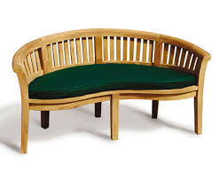 Curved Garden Bench Cushions